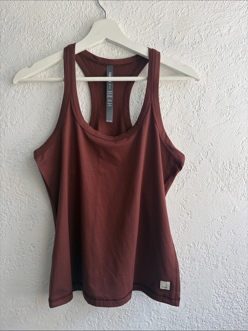 Vuori Women’s Racerback Tank Top - Burgundy